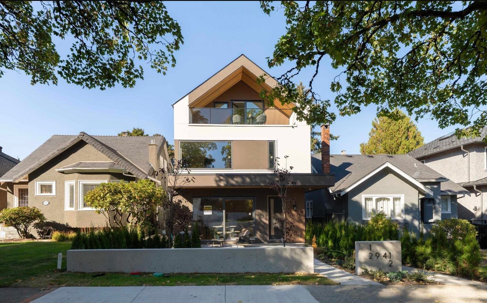 Front exterior at 1-2941 W 29th Ave, Mackenzie Heights, Vancouver
