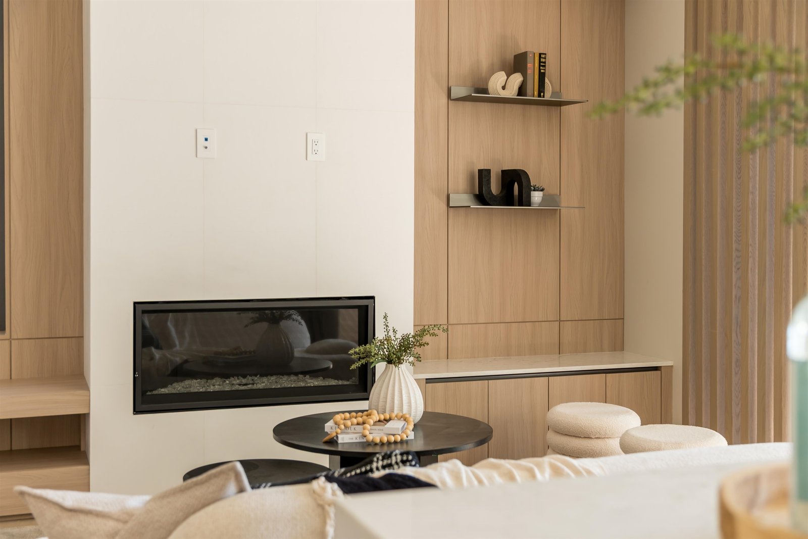 Fireplace and millwork close-up at 1-2941 W 29th Ave, Mackenzie Heights, Vancouver