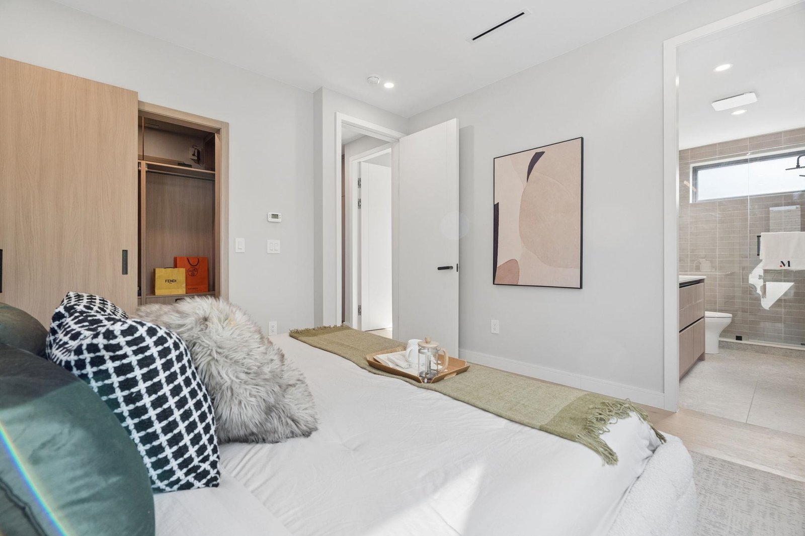 Second bedroom with closet and ensuite at 1-2941 W 29th Ave, Mackenzie Heights, Vancouver