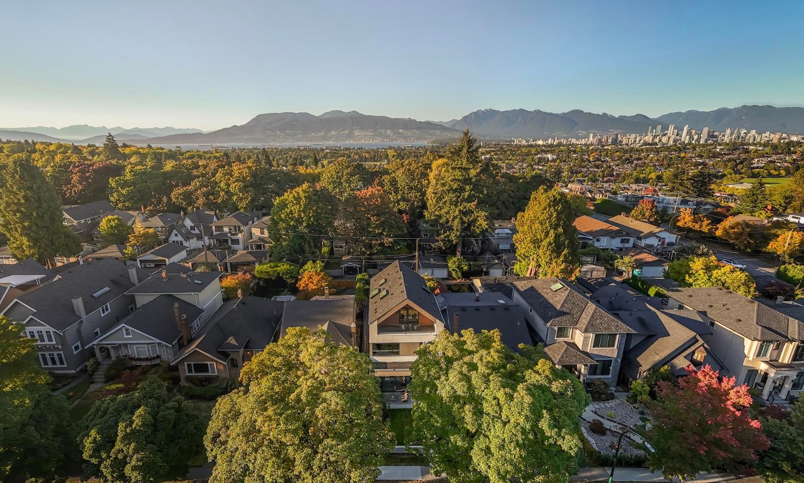 Aerial view of Mackenzie Heights neighbourhood at 1-2941 W 29th Ave, Vancouver