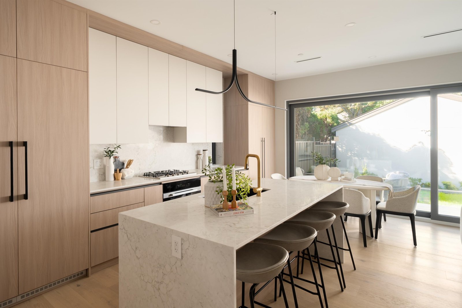 Kitchen island with dining area at 2-2941 W 29th Ave, Mackenzie Heights, Vancouver