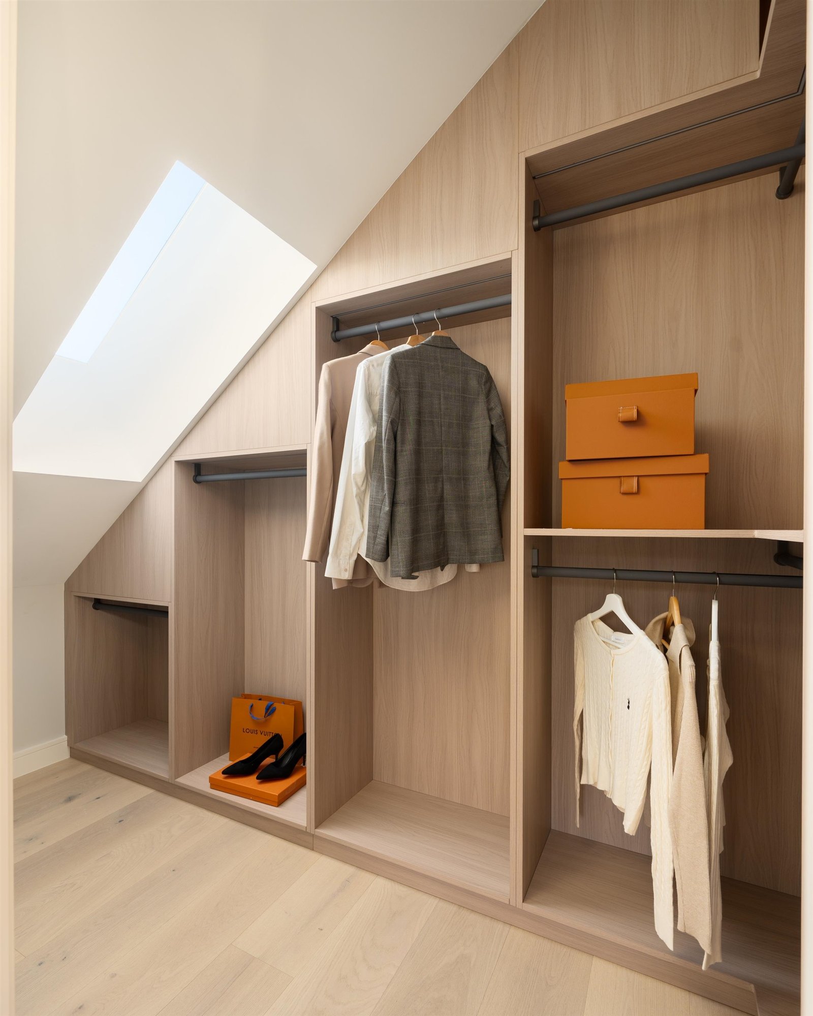 Walk-in closet with skylight at 2-2941 W 29th Ave, Mackenzie Heights, Vancouver