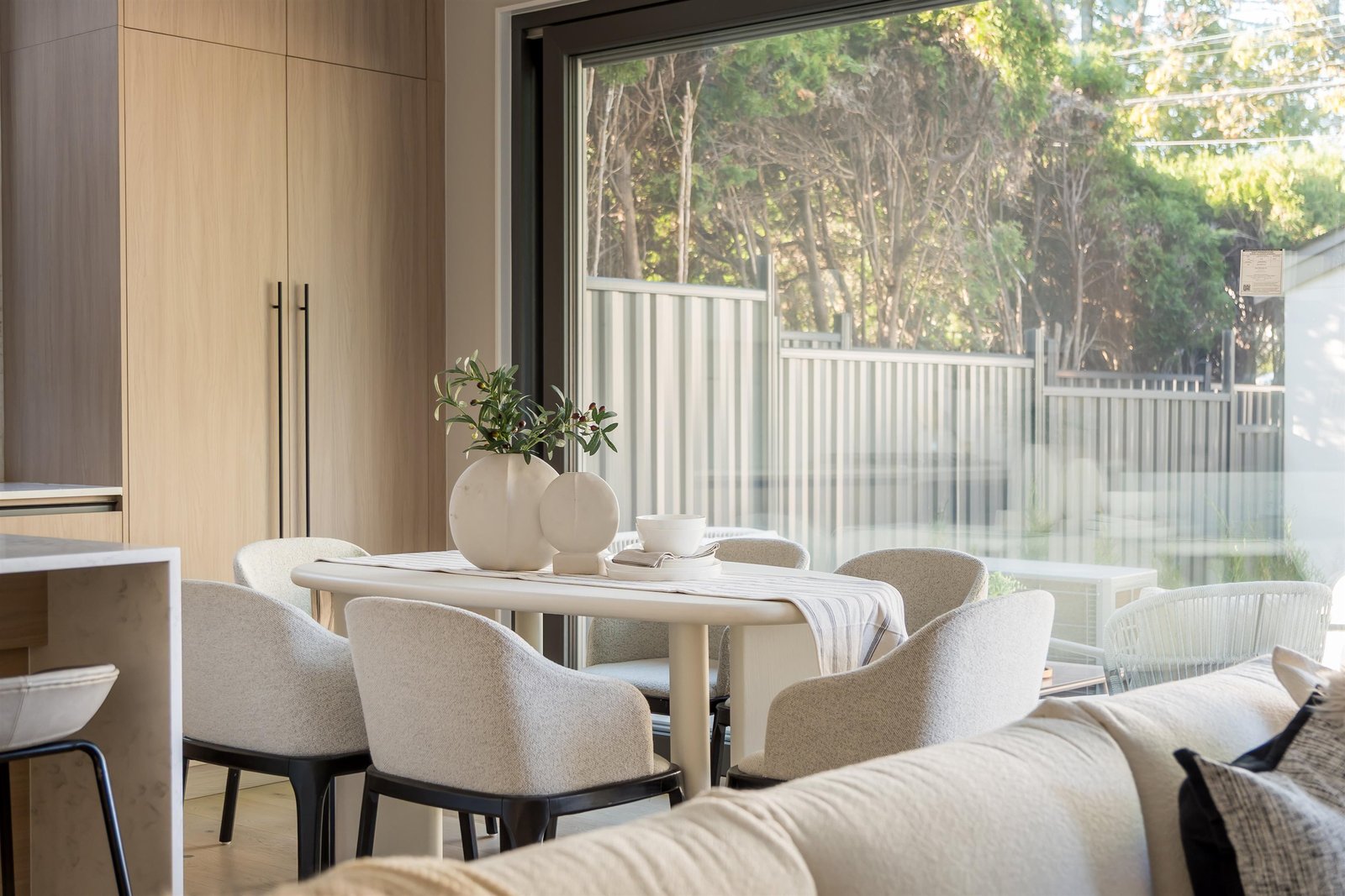 Dining area with patio doors at 2-2941 W 29th Ave, Mackenzie Heights, Vancouver