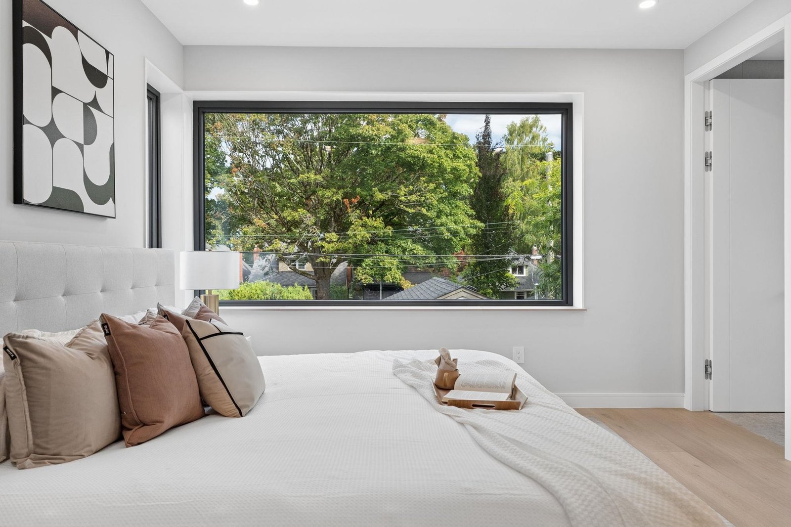 Primary bedroom window view at 2-2941 W 29th Ave, Mackenzie Heights, Vancouver