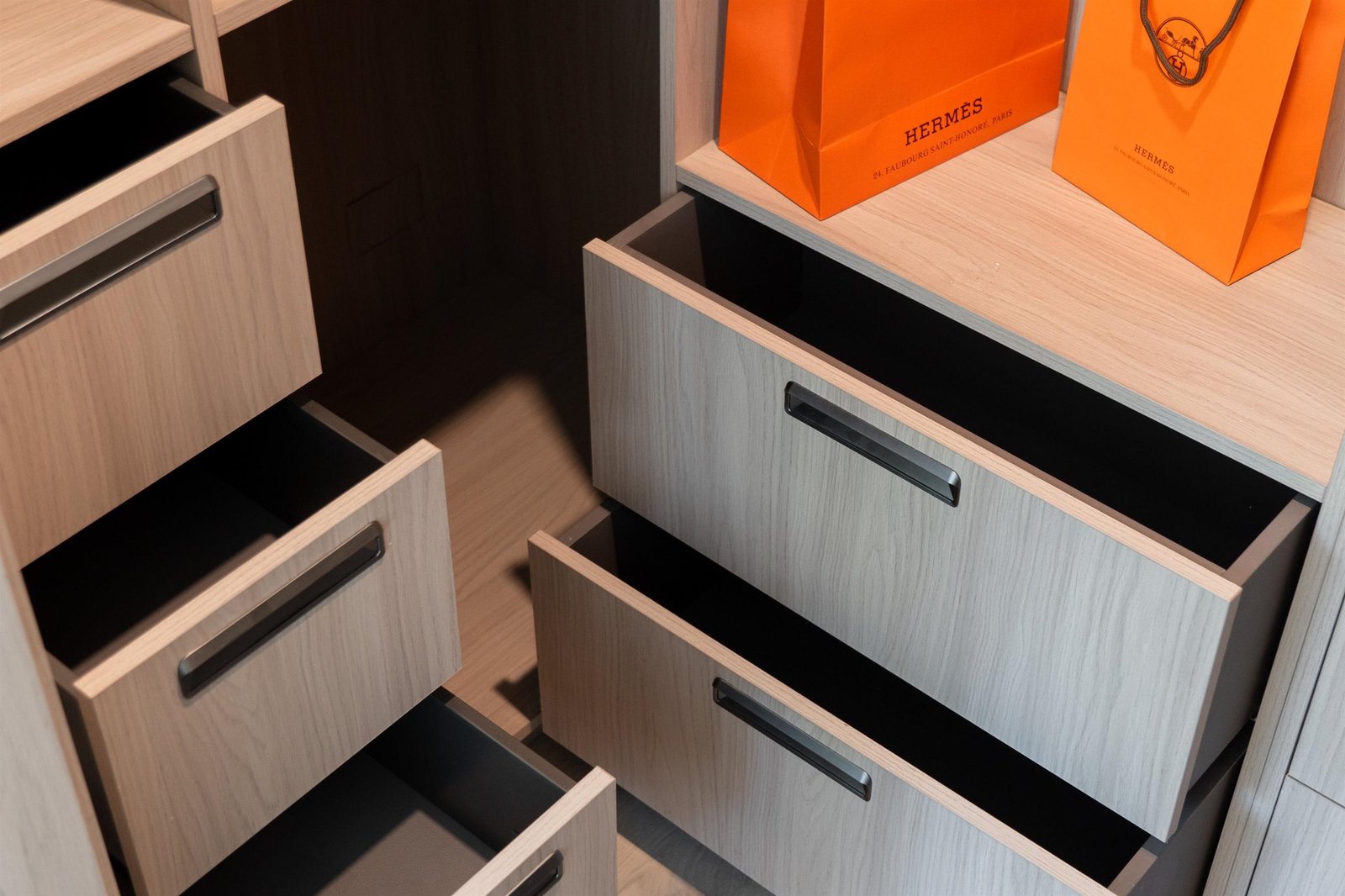 Closet drawer detail at 2-2941 W 29th Ave, Mackenzie Heights, Vancouver
