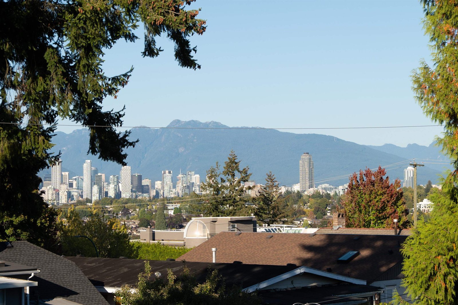 City and mountain view from the balcony at 2-2941 W 29th Ave, Mackenzie Heights, Vancouver