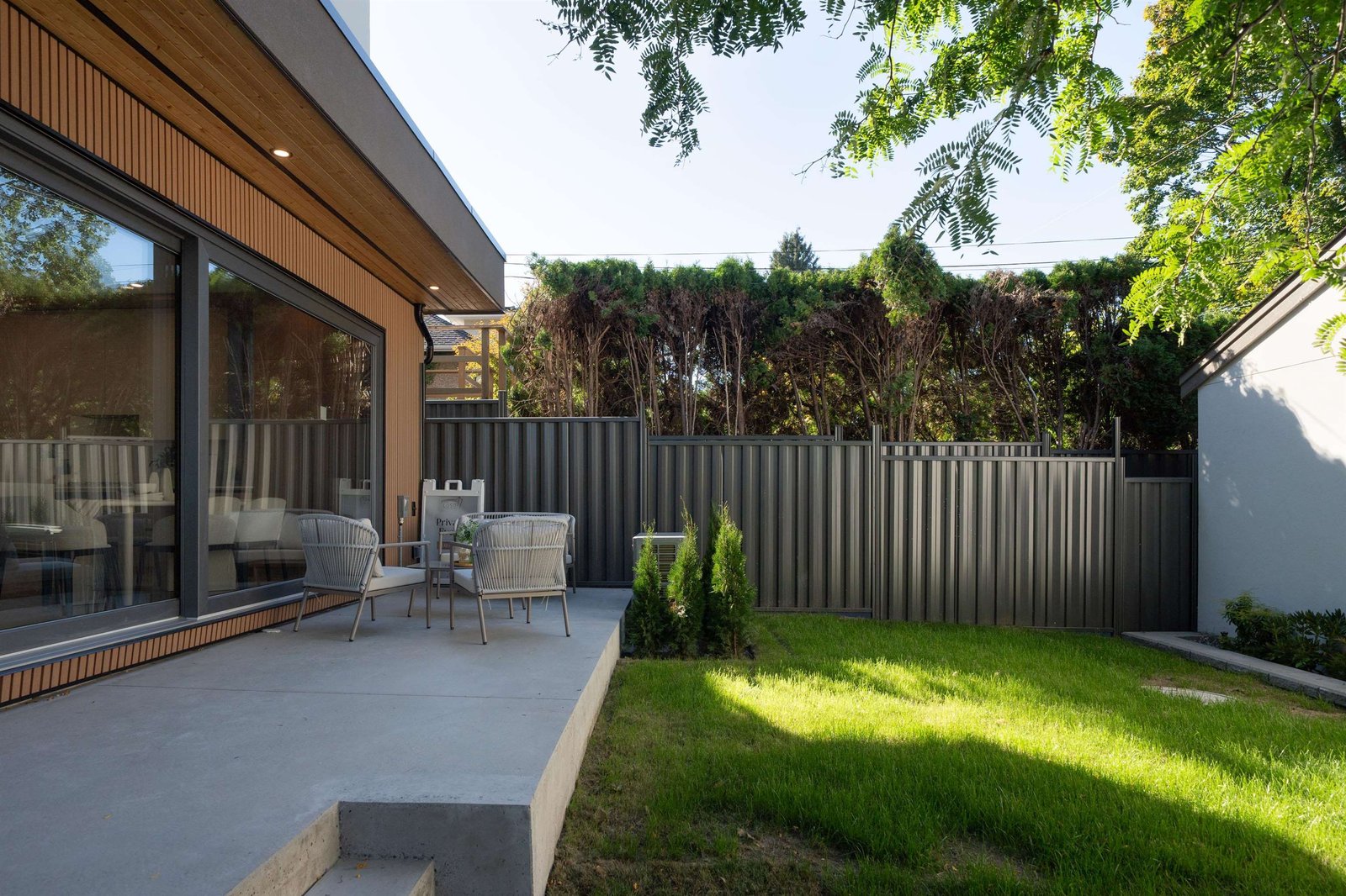 Backyard from the living area at 2-2941 W 29th Ave, Mackenzie Heights, Vancouver